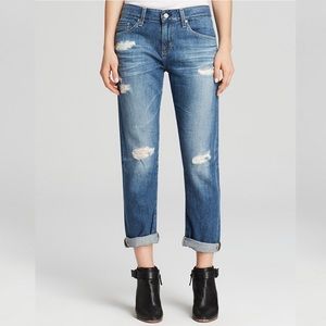 AG Adriano Goldschmied Ex-Boyfriend Distressed Jeans Size 26
